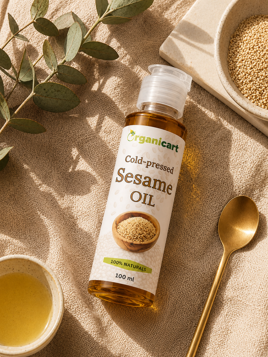 Organic Cold-pressed Sesame Oil