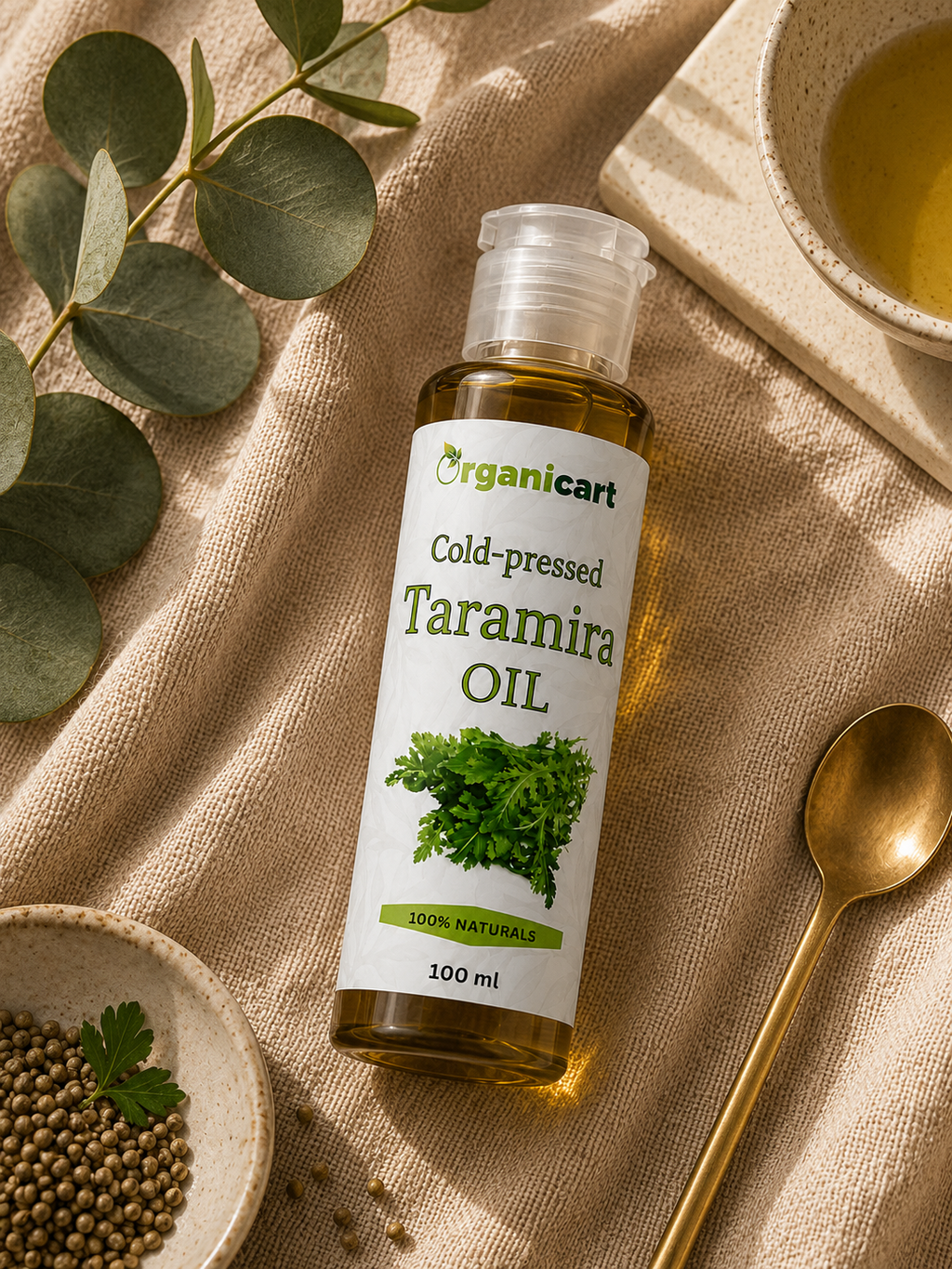 Organic Cold-pressed Taramira Oil